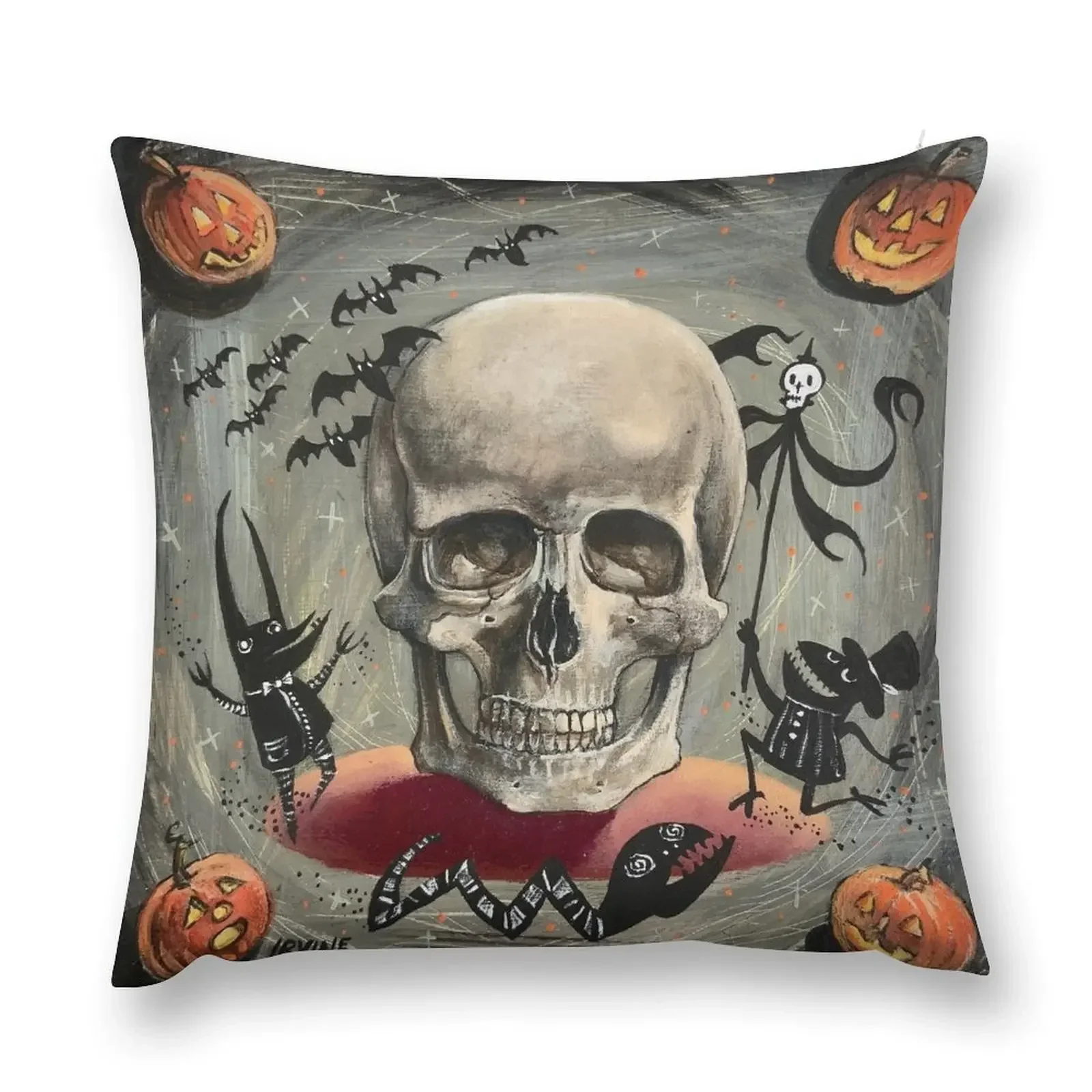 

Halloween Has Come! Throw Pillow sleeping pillows anime girl Rectangular Cushion Cover Pillows Aesthetic pillow