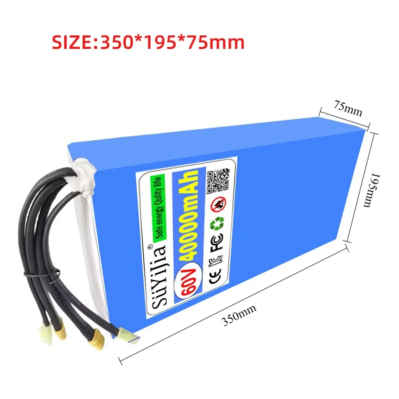 For BOYUEDA S5 Electric Scooter Dual Motor 60V 40AH 21700 Lithium Ion Battery 2000W with Bms