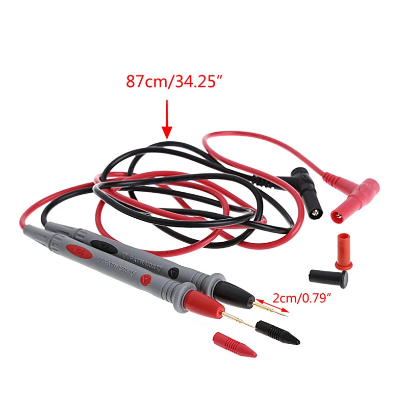 1000 V 20A Thin Needle Probe Testing Multi Meter Digital Multimeter Tester