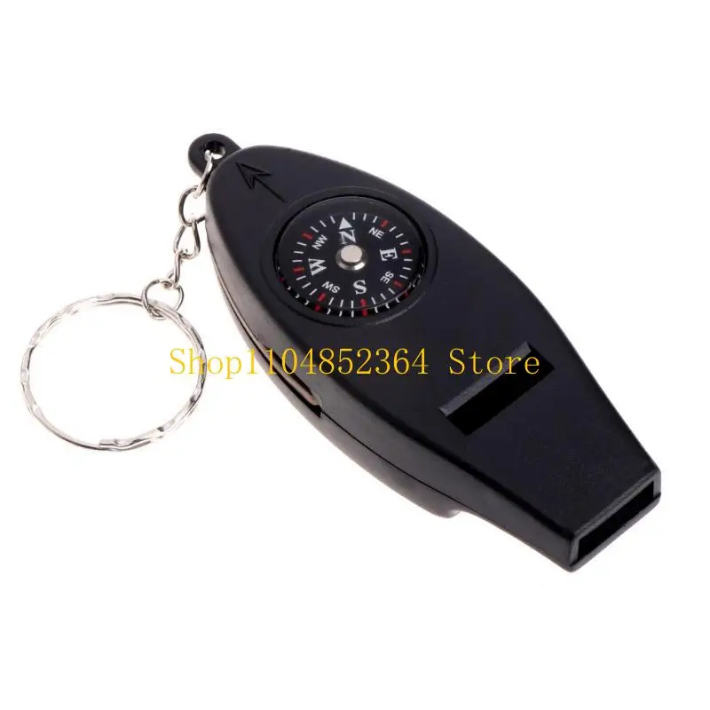 652F Thermometer Emergency Travel Hiking Camping Survival Magnifier