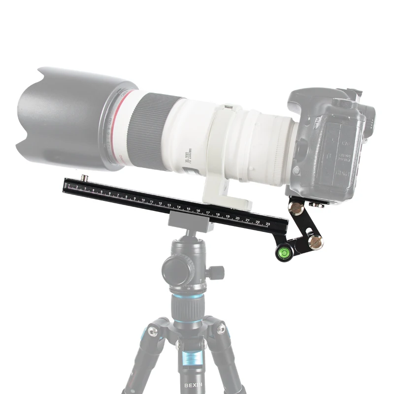 Camera release Plate telephoto lens support quick plate aluminium long slide rail nodal for arca swiss dslr camera with 3/8 1/4