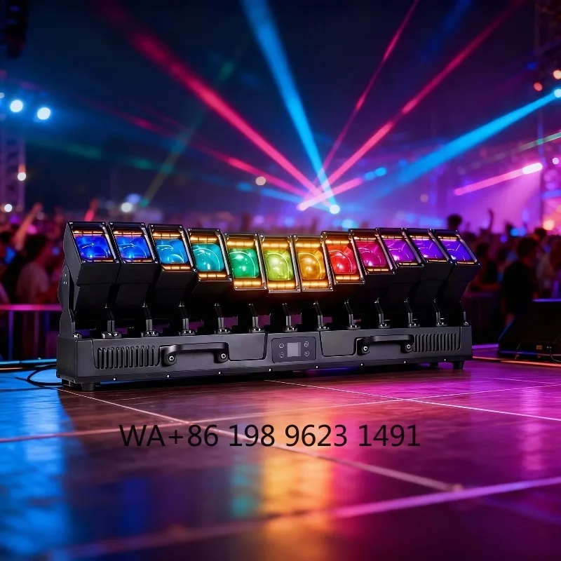 314CH 8380Lm LED Strobe Moving Head Light DMX Stage Lamp for Wedding KTV Bar Concert Party Event Decor