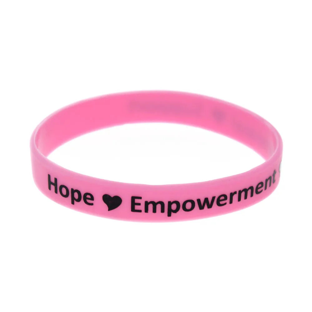 50 Stück „Live Love and Believe in a Cure“ Inspirierendes Silikonarmband, Hoffnung, Stärkung, Neuanfang, Unterstützung, Handgelenksband – Detail 6