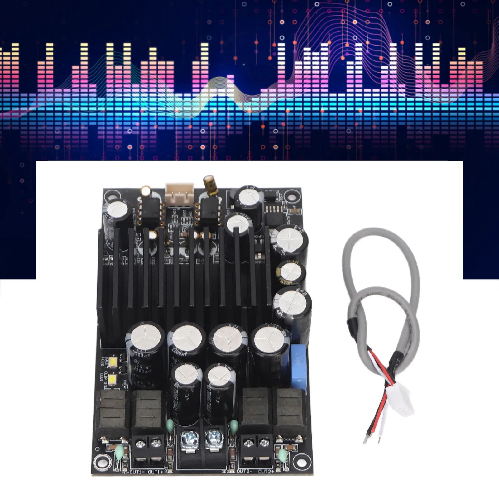 HIFI Digital Power Amplifier Board Professional 2.0 Channel Class D Stereo Sound 600W TPA3255 Amplifier Module