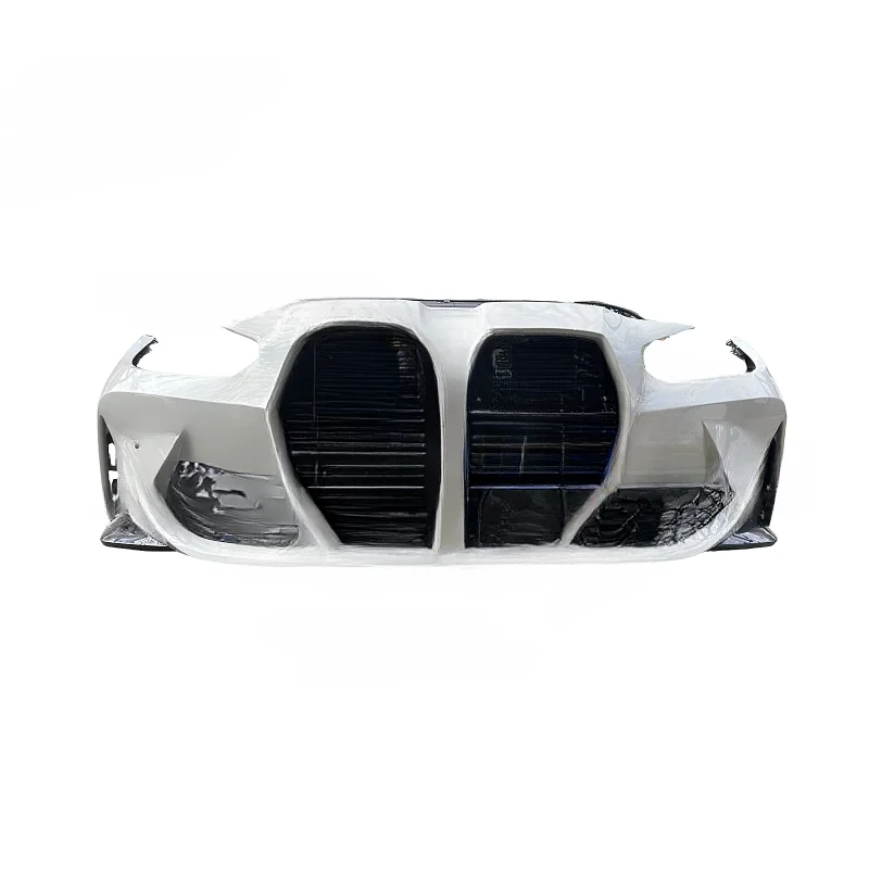 

For BMW G80 G82 M3 M4 Front Bumper Assembly Used Plastic Body Kit with Heat Dissipation & Front Reinforcement Bolt-On