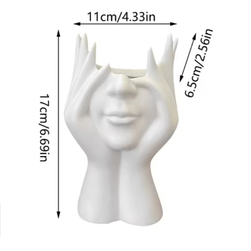 

Hot Creative Human Body Art Styling Office Supplies Desktop Multifunctional Storage Pen Holder Makeup Brush Holder Decoration