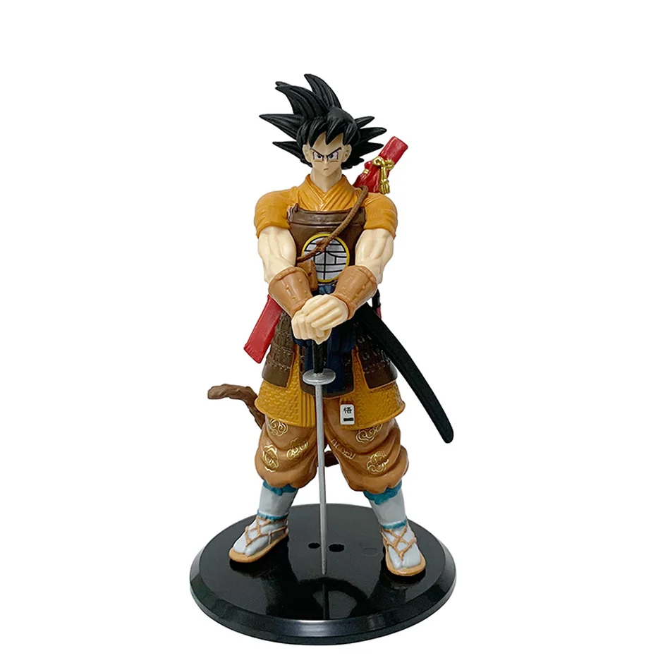 Dragon Ball ZLK Samurai Son Goku Broly Super Saiyan Action PVC Figure Anime Figure Modello Giocattoli Collezione Ornamenti per bambole Regalo