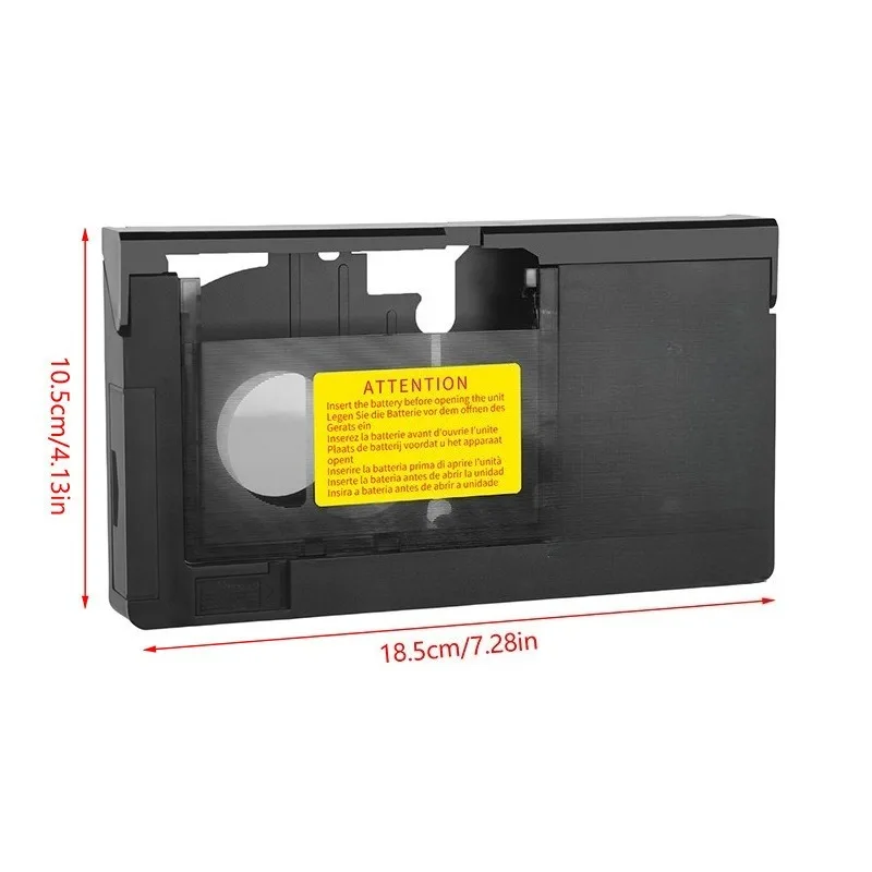 1/2 Video Tape Conversion Box VHS To VHS‑C Cassette Adapter Compatible For MiniDV Hi8 Camcorder TV Video Playback Accessory