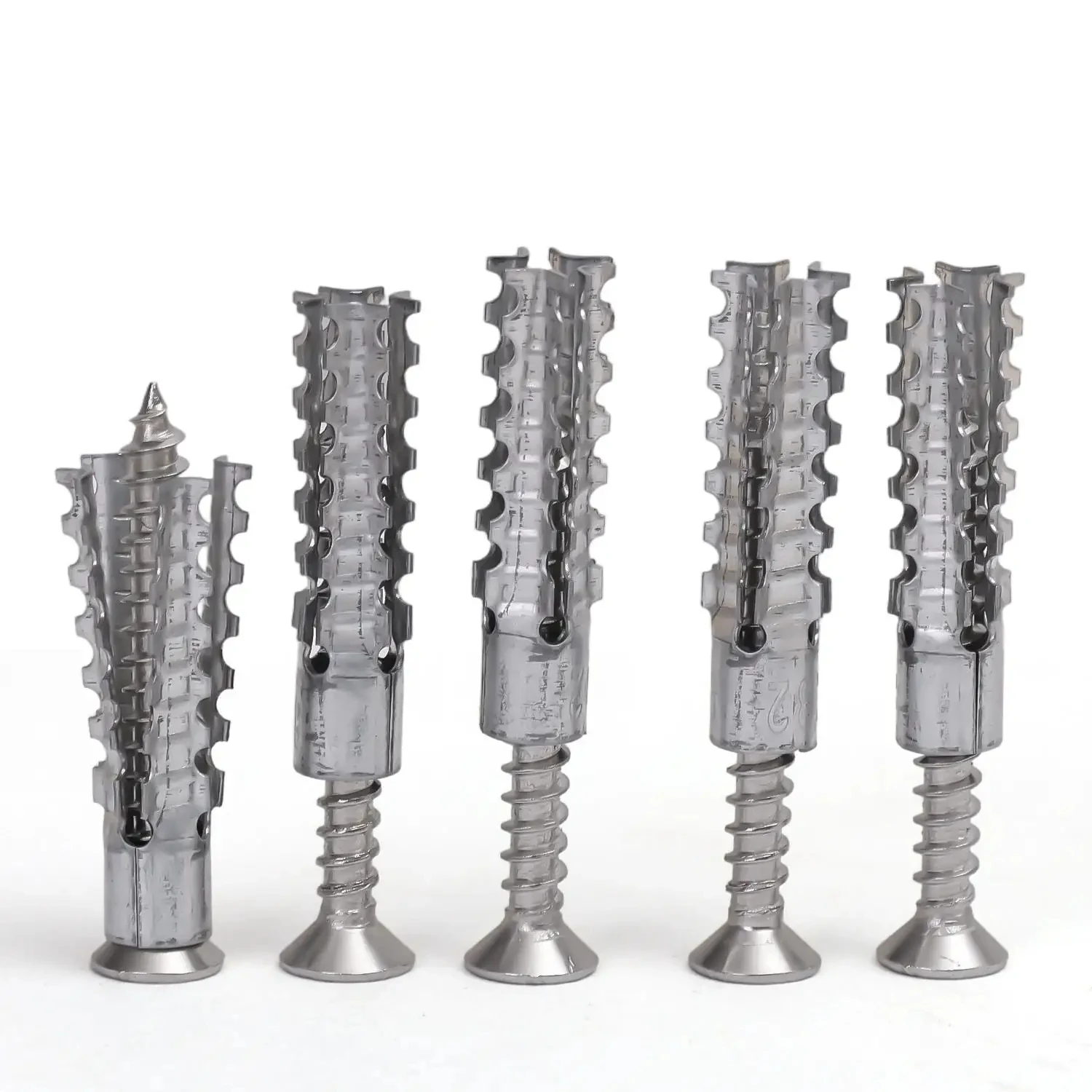 Hochleistungs Stahl Wandanker Set metallischer Expansionsrohr 6 8mm selbstschneidende Schrauben Bohrdübel für Hohlwände Schrauben und Befestigungselemente für Renovierungen Haus und Gewerbe sichere Befestigung an Gipsk – Detail 15
