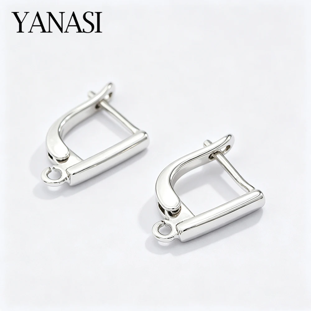 Verschiedene Stile, klassische Ohrringhaken, Verschlüsse, antiallergisch, 18 Karat vergoldet, Schmuckzubehör für die Herstellung von Schmuck im DIY-Stil. – Detail 2