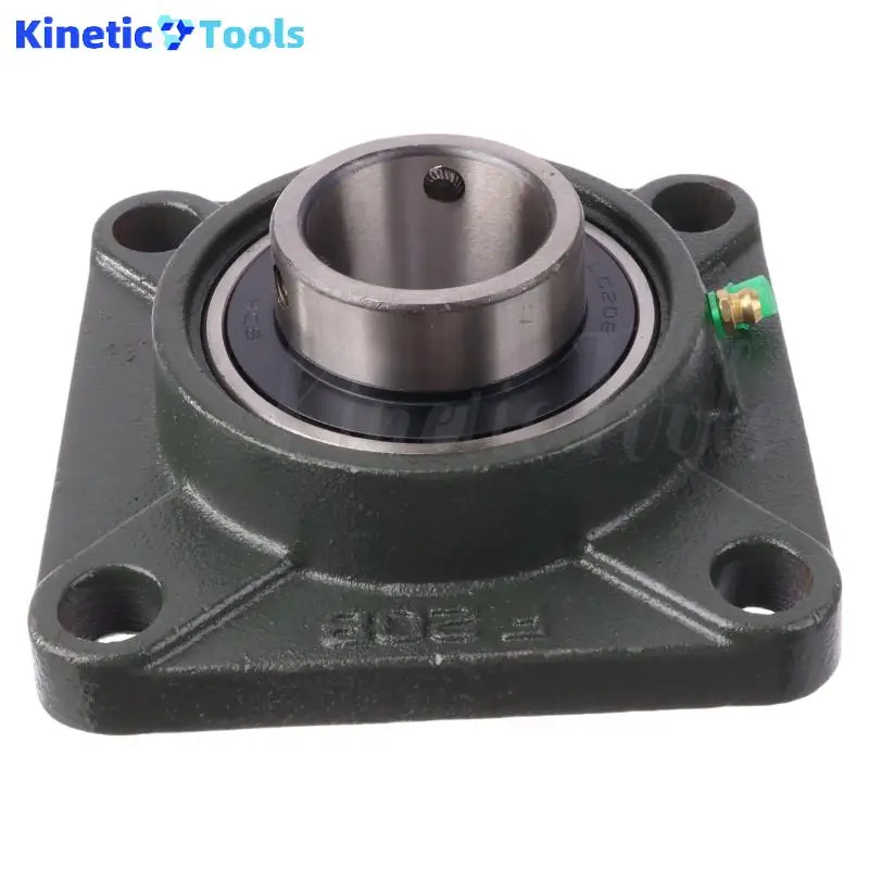 

UCF208 square thickened outer spherical bearing with seat sleeve 4 bolt mounting bearing holes square flange gasket block