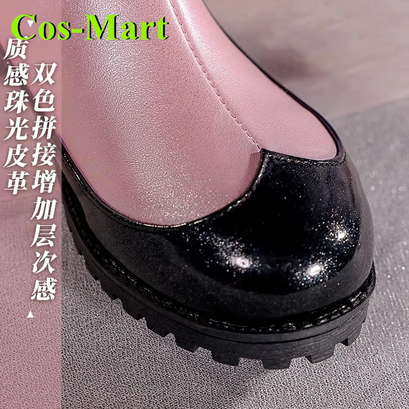Cos-Mart Cardcaptor Sakura chaussures Cosplay chat noir Reka bottes courtes accessoires d'occasion accessoires