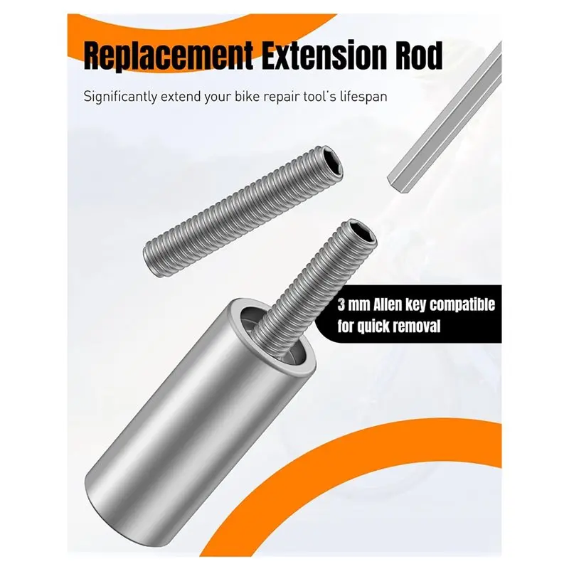 

Installation Tool For Bike Forth Star Nut 28.6Mm For Threadless Fork Tube, Professional Star Nut Setting Installer Kit