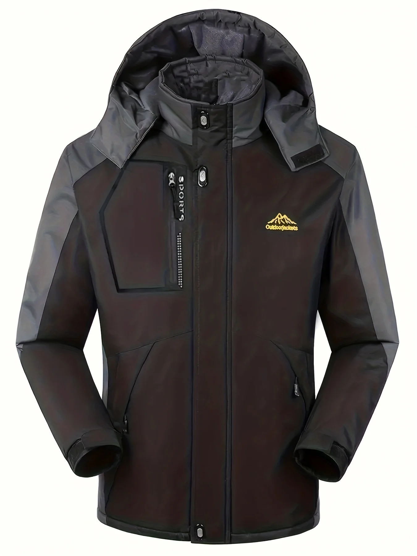 Stay Warm And Dry In This Unisex Fleece Ski Jacket - Perfect For Winter Outdoor Activities!