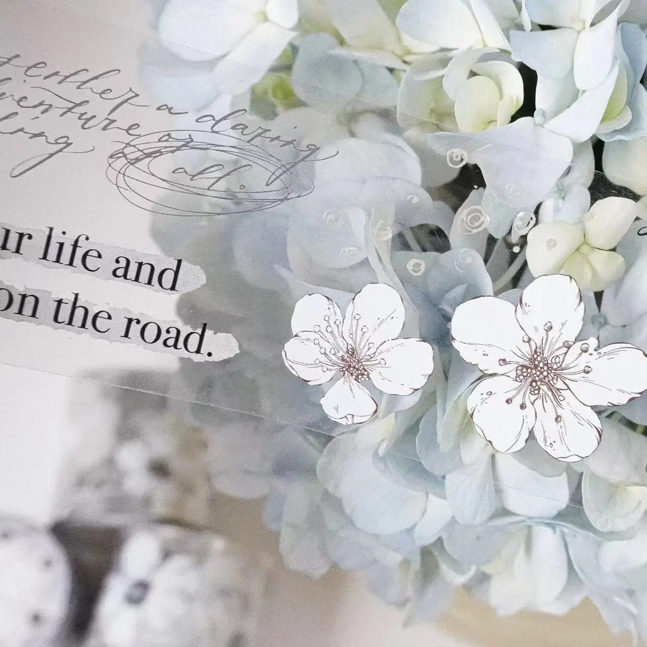 Винтажная декоративная наклейка Jennyuanzi с изображением счастья, свободы, цветов, Васи, домашних животных, для изготовления открыток, «сделай сам», для скрапбукинга