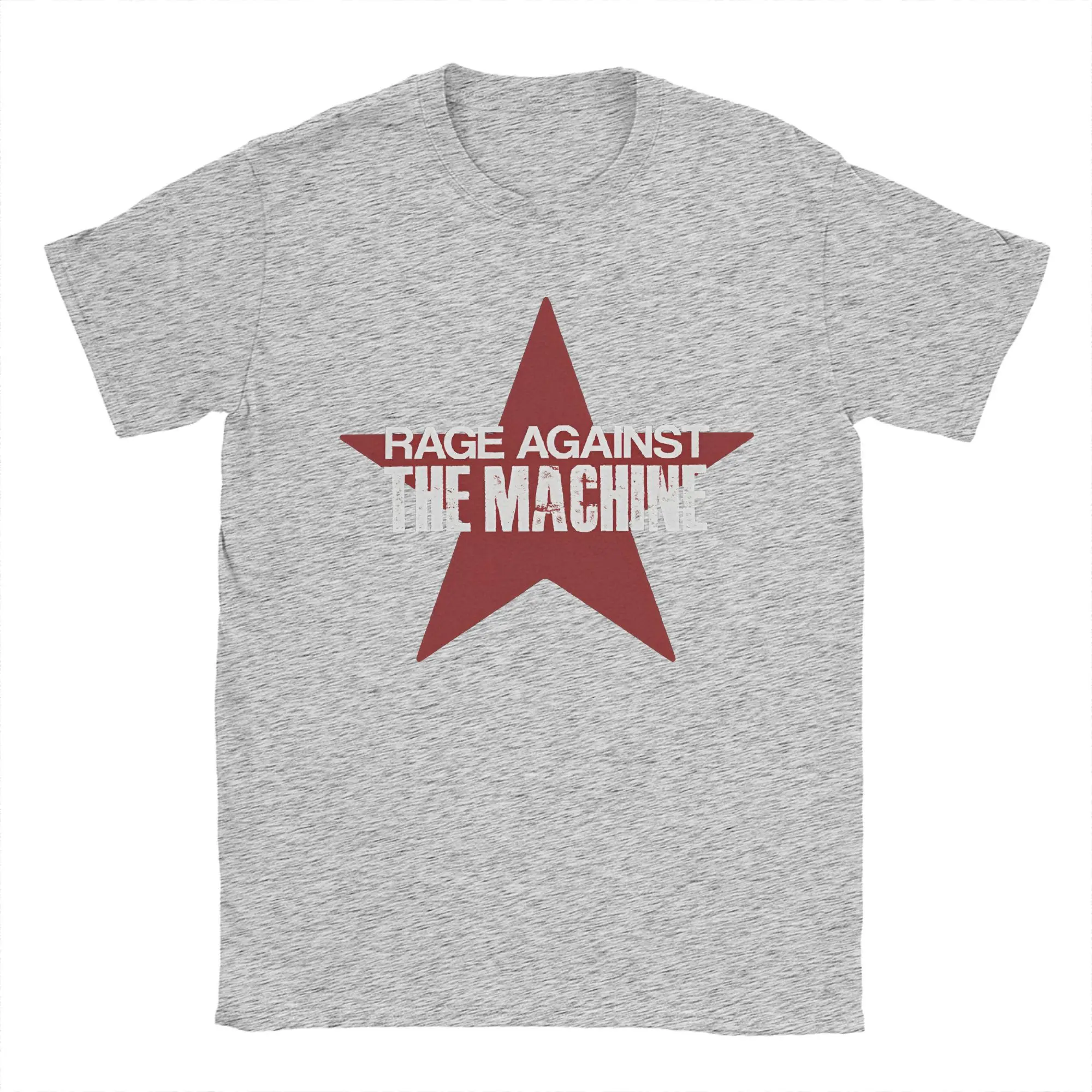 25ss الصيف الغضب ضد الآلة ستار تي شيرت المرأة مضحك القطن تيز طاقم الرقبة قصيرة الأكمام للجنسين تي شيرت بلوزات كبيرة الحجم #2