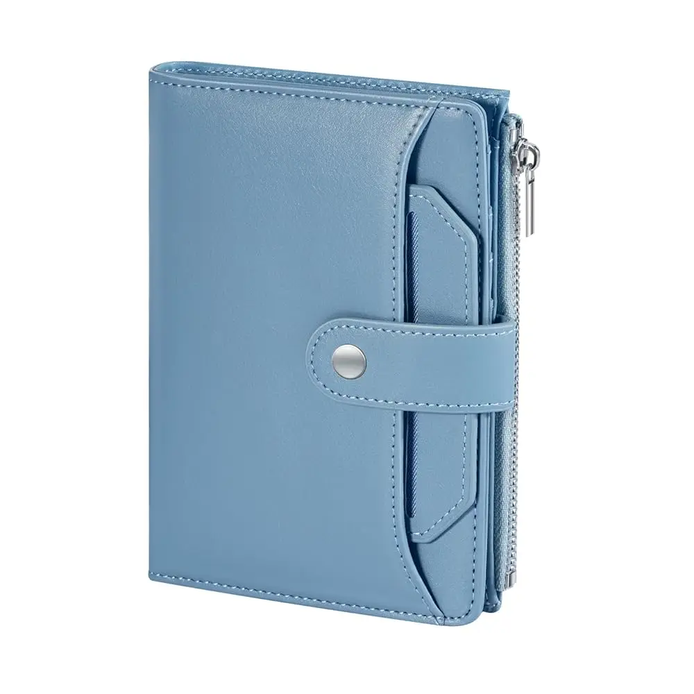 

RFID Passport Holder for Travel, Pu Leather Passport Wallet Cover with Card Holders, SIM Slots, Zippered Coin Pocket and Cas