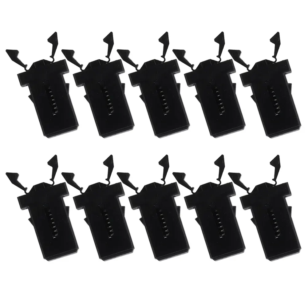 

10pcs Trash Can Buckles Pressure Clamp Waste Bin Lock Latches Garbage Container Cover Replacement Household Bin Clip