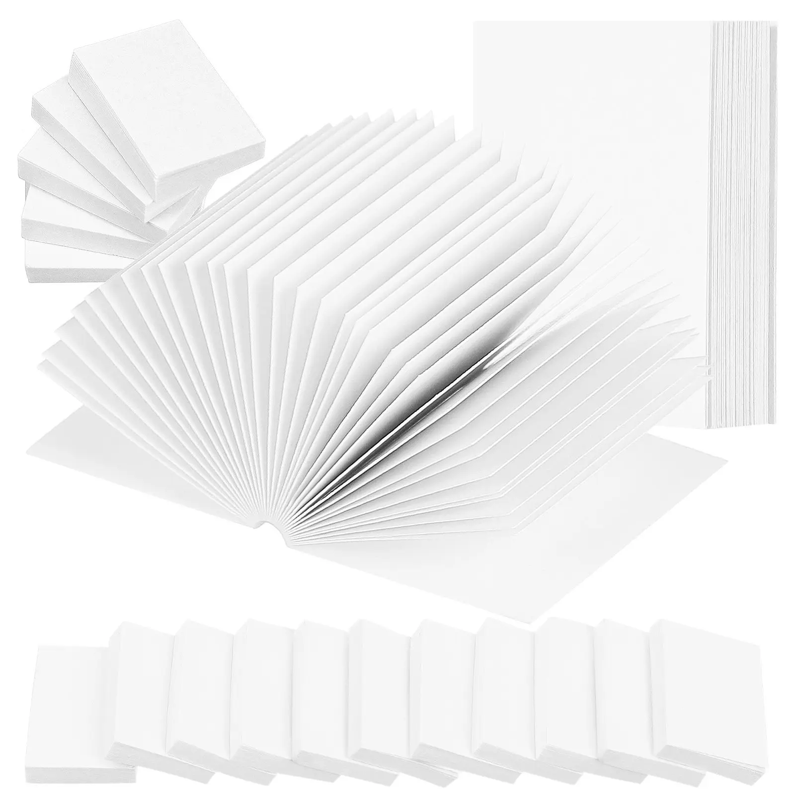 

50Pcs Miniature Books Blank Notebooks Mini Writing Notepad Small Sketch Book for Dollhouse Miniatures Decoration Crafts Supplies
