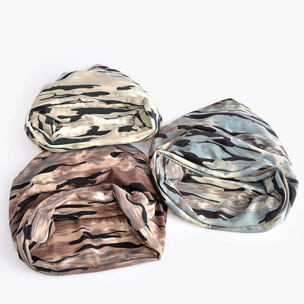 

Camouflage Neck Gaiter Dual Scarf Hat Winter Warm Stretchy Cotton Neckwarmer For Men Women Blue Cycling Hiking Running Fishing