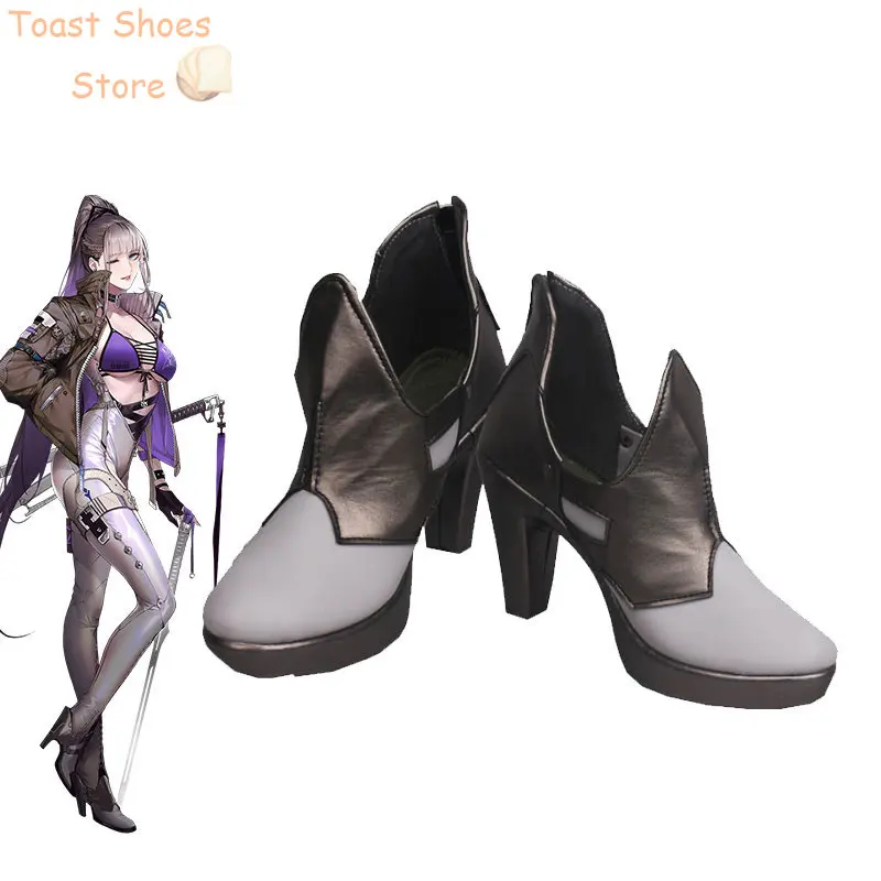 

Game Path to Nowhere BAIYI Cosplay Shoes PU Leather Shoes Halloween Carnival Boots Cosplay Prop Costume Prop