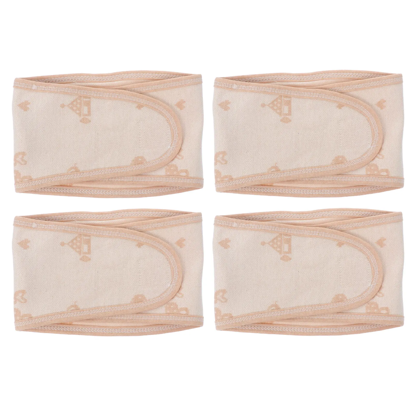 

4 Pcs Belly Protectors for Infant Belts Toddler Protective Covers Colored Cotton Bellybands Navel Mother