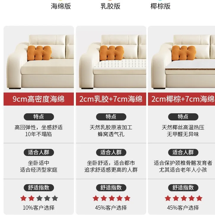 Sofa bed lipat ganda serbaguna untuk apartemen kecil, ruang tamu, dan kamar tidur, dapat dilipat, untuk kucing, dapat dipesan khusus.