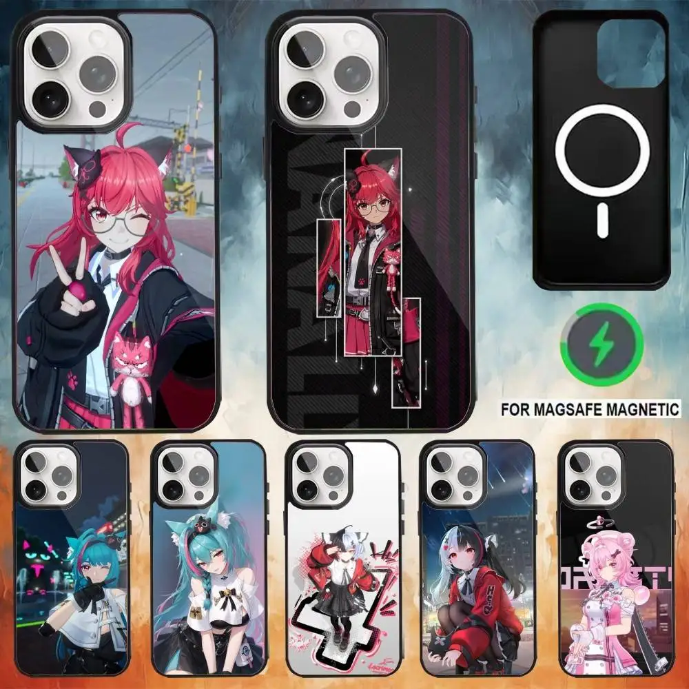 

Game N-Nanally Neverness to E-Everness NTE Phone Case For iPhone 17 16 15 14 13 Pro Max Plus for Magsafe Wireless Magnetic Cover