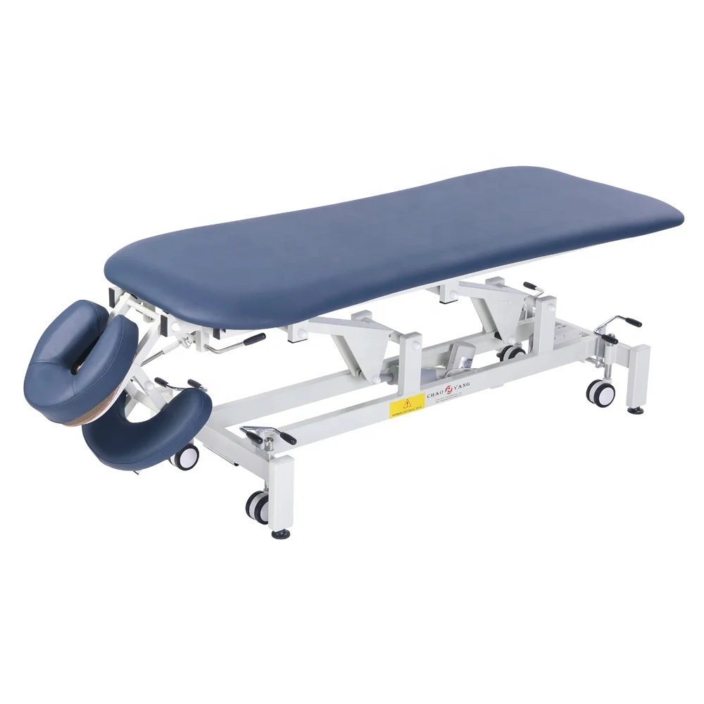 Electric Motor Height Adjustable Full Body Spa Couch Contour Massage Table