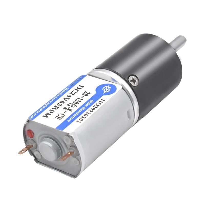 

20mm130 miniature DC planetary gear reduction motor 12V24V speed adjustable forward and reverse low speed motor