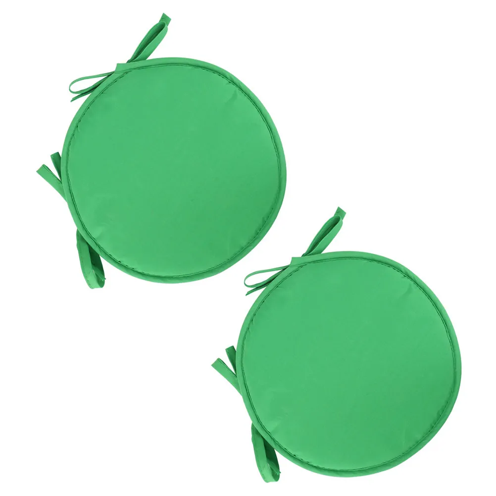 1Pcs Green Round Seat Cushion Thick Sponge Chair Pad for Home Office Restaurant Dining Room Use Seat Cushion Desk Chair Pad