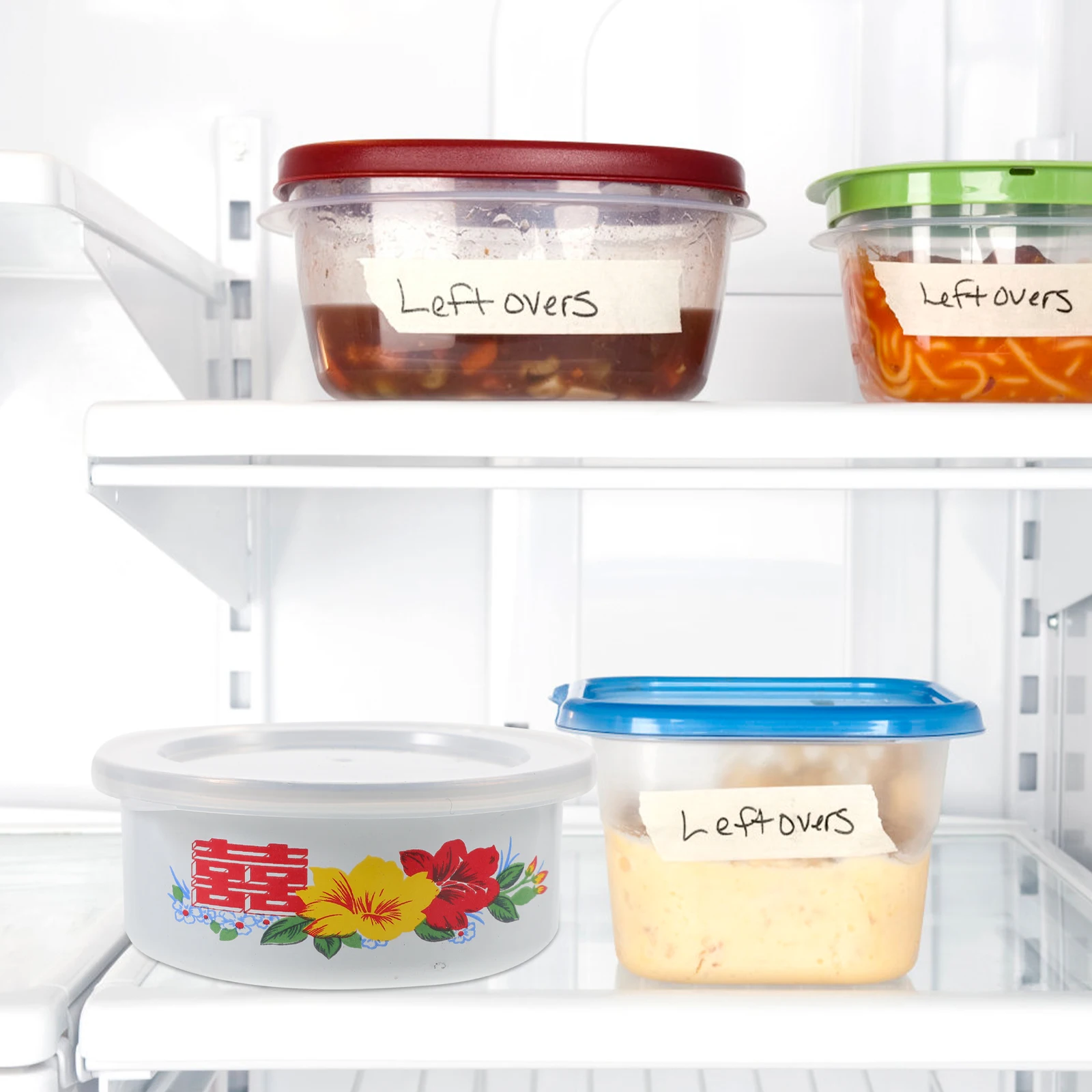 

Fresh Keeping Salad Fruit Storage Bowls for Kitchen Lightweight Portable Sealed Lid Food Containers Egg Mixing Bowls Suitable