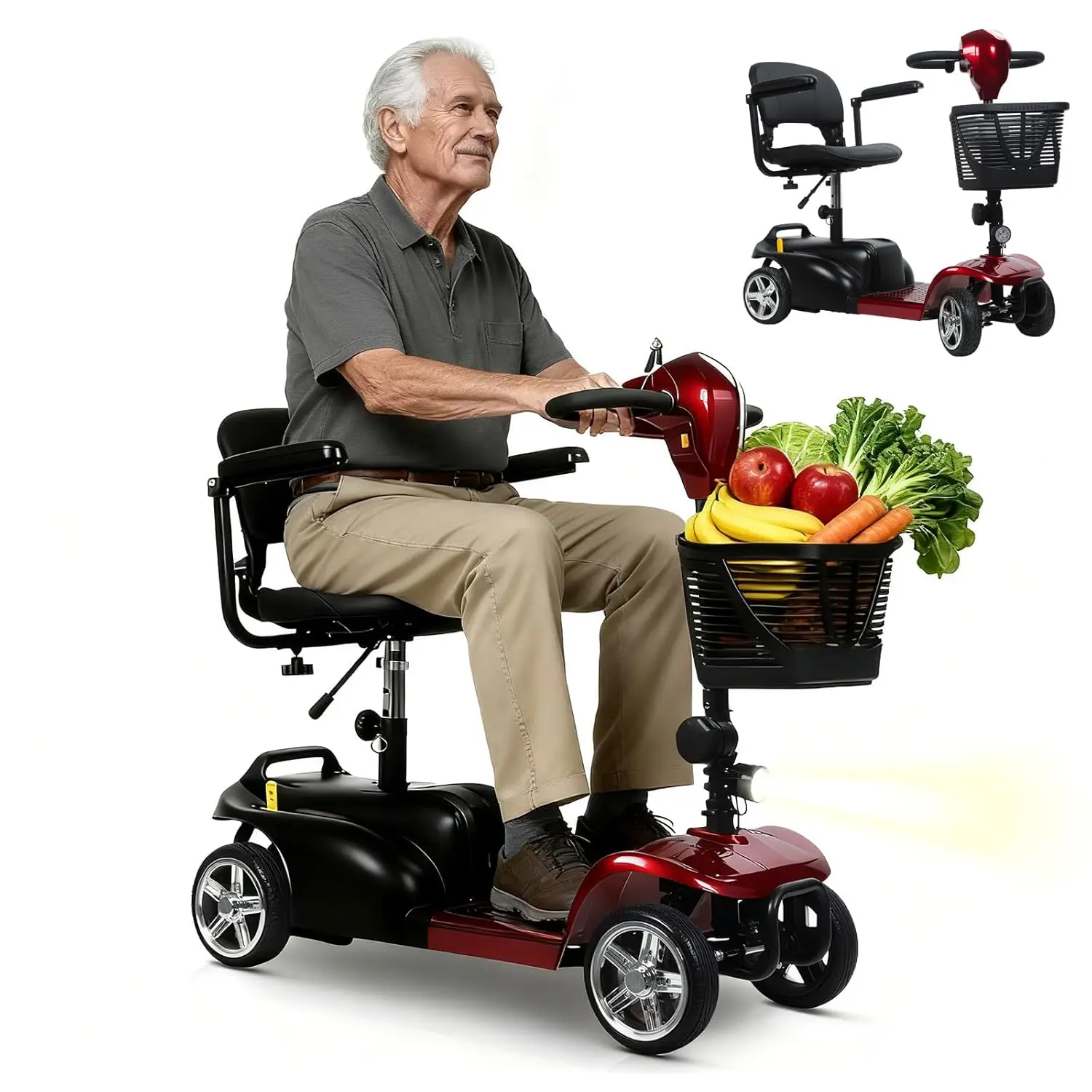 

Электрические четырехколесные скутеры для пожилых людей: компактные, мощные, с большим запасом хода, для взрослых, на заказ