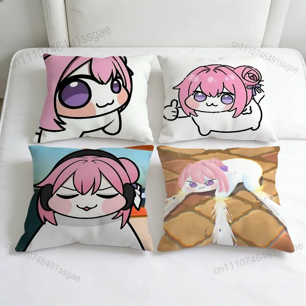 

D-Dorothys Cute D-Doro Funny Printed Pillowcase Soft Polyester Pillow Cover Home Bedding Decor Print Gift No Pillow Core