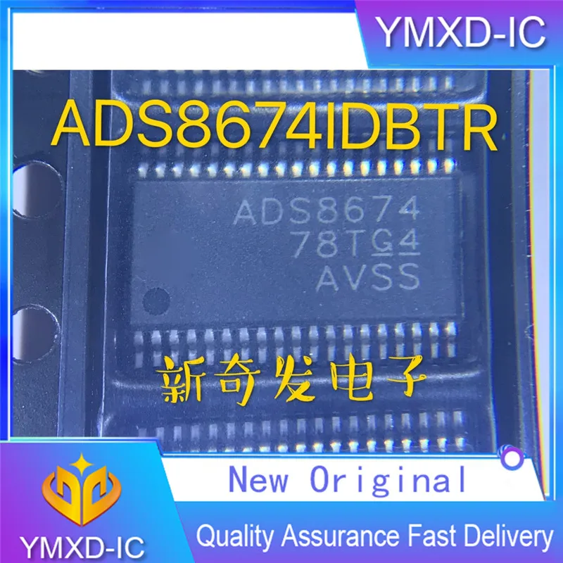 1Pcs/Lot New Original  Imported Motor Ads8674 Tssop38analog-to-Digital Converter-ADC In Stock