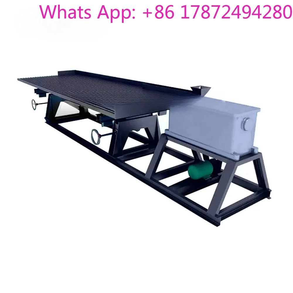 High Recovery Double Deck Gold Shaker     | Industrial Vibrating Concentrating Gravity Separator
