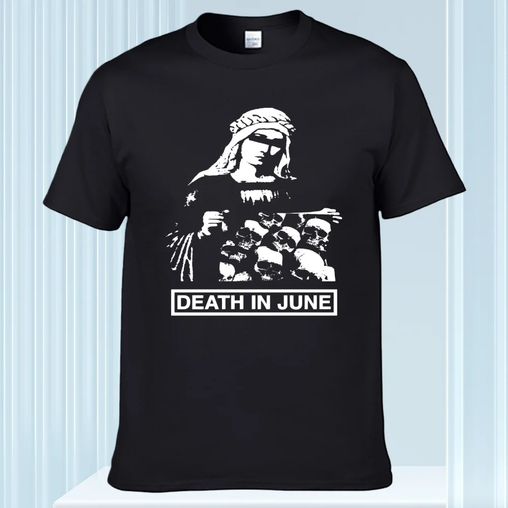 2026 Band New Death in June Men T-shirt, Men's Cotton T-shirt ,  2026 New Band New Death in June, Women's Cotton Tshirt