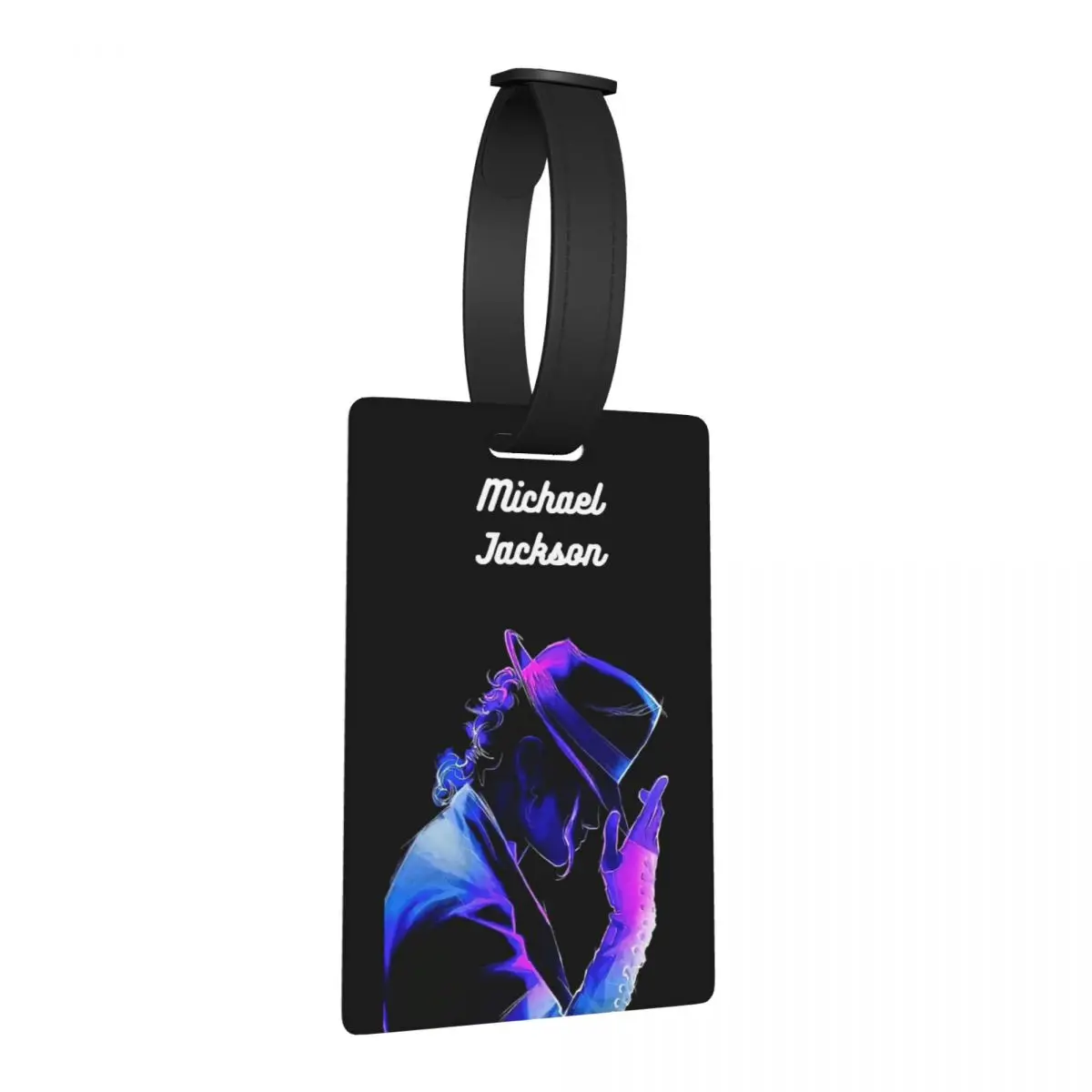 

Pop Music Michael J-Jackson Luggage Tags Suitcase Accessories Travel Fashion Baggage Boarding Tag Label Holder ID Name Address