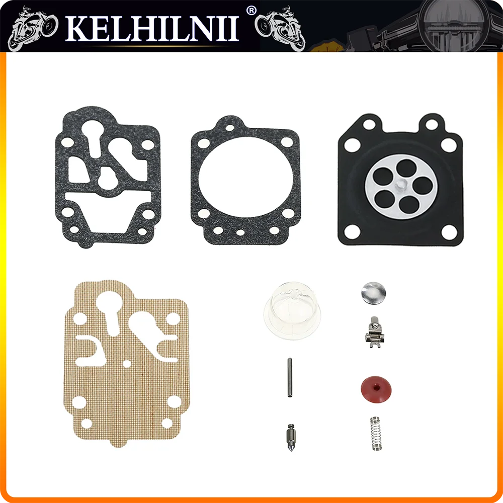 GX35 40-5 Carburetor Repair Kits With Primer Bulb For Brush Cutter CG260 CG330 CG430 CG520 43CC 52CC Trimmer Spare Parts