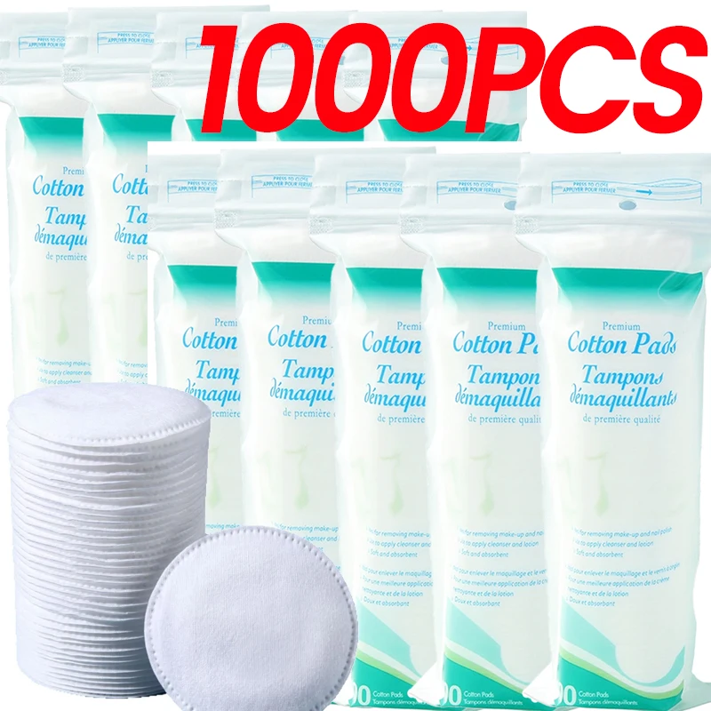 Disposable Soft Circular Makeup Remover Pads for Daily Use