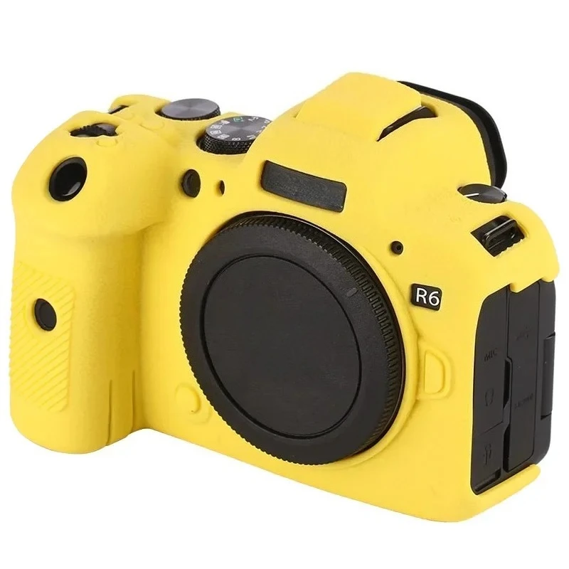 For Canon R6 R6II R6Mark II Silicone Cover Rubber Silicone Camera Bag Case Cover Skin