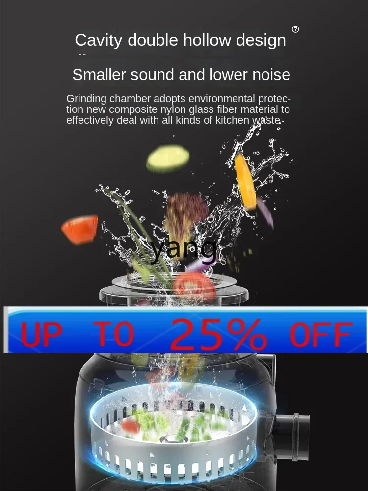 

LH Automatic Water Inlet Kitchen Waste Grinder Household Kitchen Food Waste Disposal