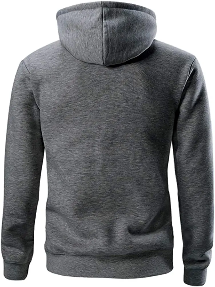 Fashion Mens Hooded Sweatshirt Long Sleeve Autumn Casual Hoodies Boy Blouse Brand Solid Sweatshirts Hoodies Male Sportswear