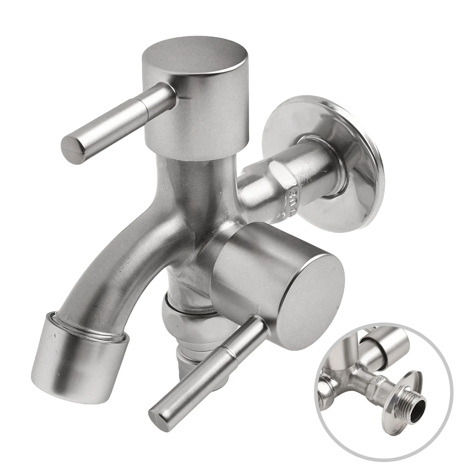 Accessories Two Way Tap Function Tap G1/2(20mm) Mop Pool Stylish And Pretty Design Wash Basin Washing Machine Made Of