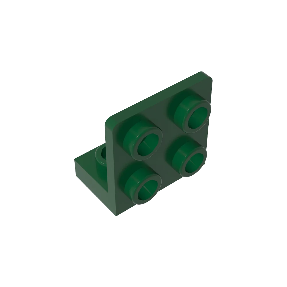 Gobricks 642 MOC Building Blocks 1x2-2x2 Reverse Bracket Wall Plate Compatible with LEGO 99207 Science and Education