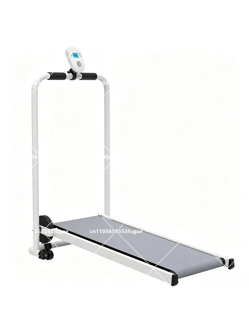 

Silent Foldable Treadmill for Home Use, Space-Saving Air Resistance Walking Machine, No Plug Needed