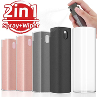 2 In1 Multifunction Microfiber Screen Cleaner Spray Bottle Set For Phone Tablet Latop Cleaning Wipes Cleaner Without Liquid