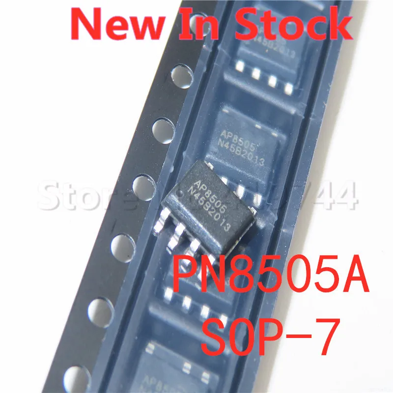 10PCS/LOT  PN8505A PN8505 SOP-7 SMD high voltage synchronous rectification 5V output non-isolated AC/DC In Stock NEW original IC