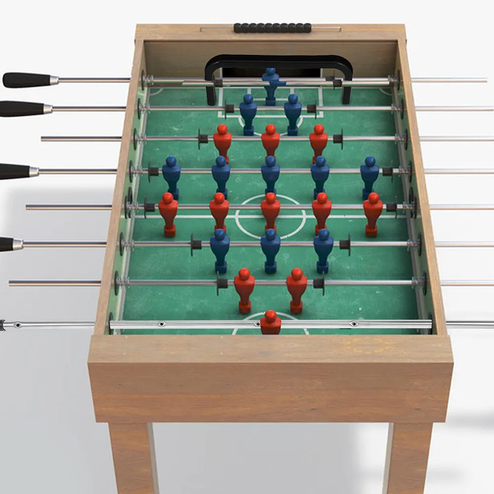 Heavy Duty Foosball Rod Set Iron Table Soccer Poles Caps Compatible with All Foosball Tables Table Football