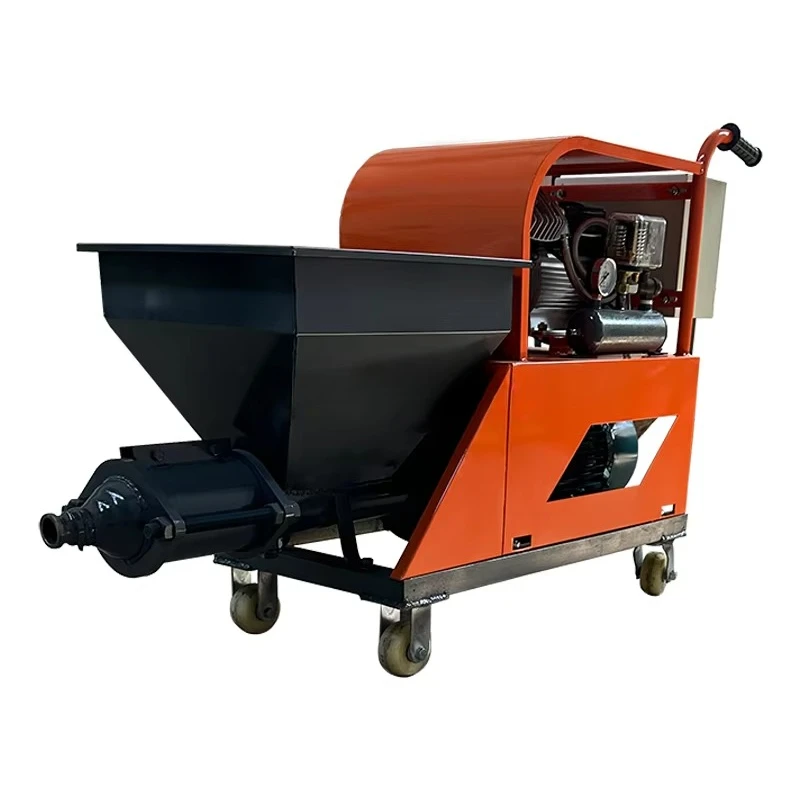 High-pressure 380V 3PHASE Efficient Paint Sprayer with 120/H Spraying Area 60L Hopper 2-Year Warranty for Walls Ceilings